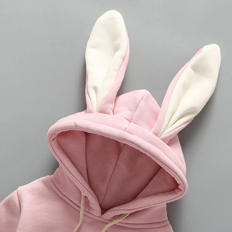 Baby Rabbit Hoodie Romper