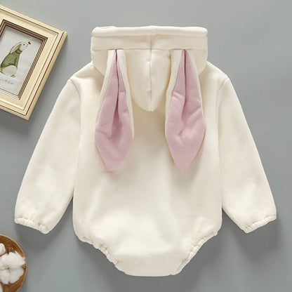 Baby Rabbit Hoodie Romper