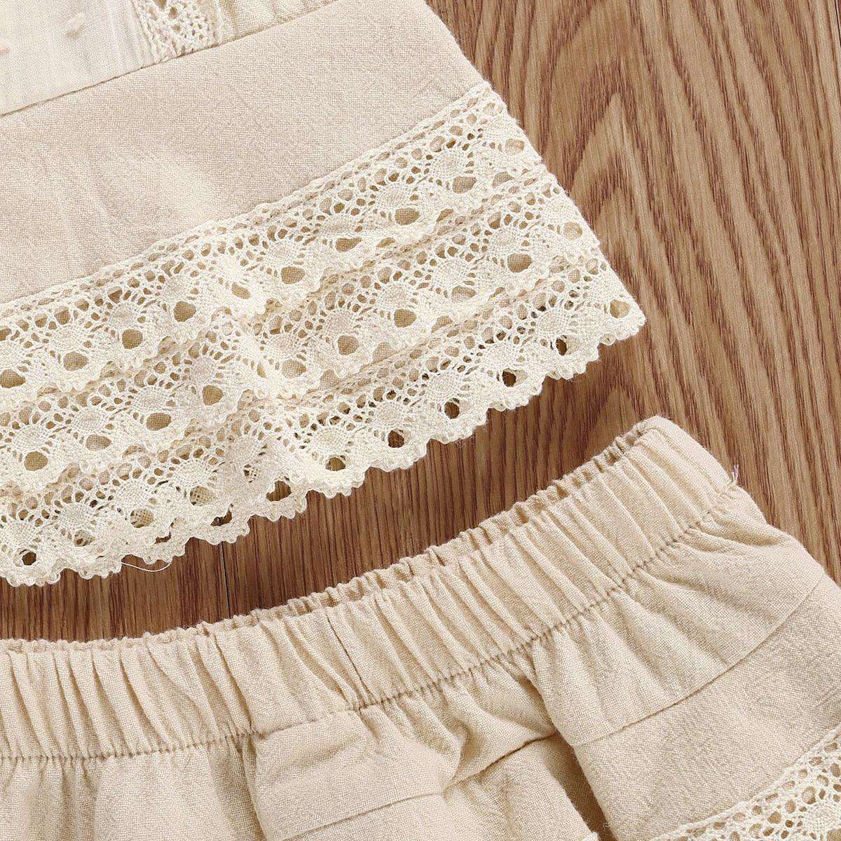 Cute Summer Lace Set for Girls - FluffyBoom