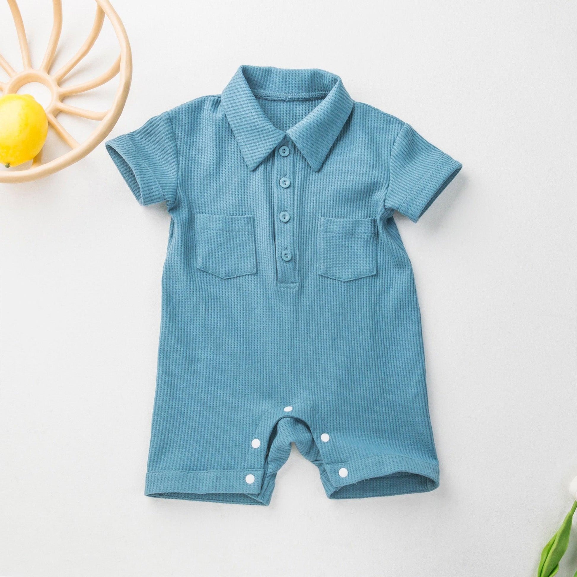 Baby Boy Summer Romper - FluffyBoom