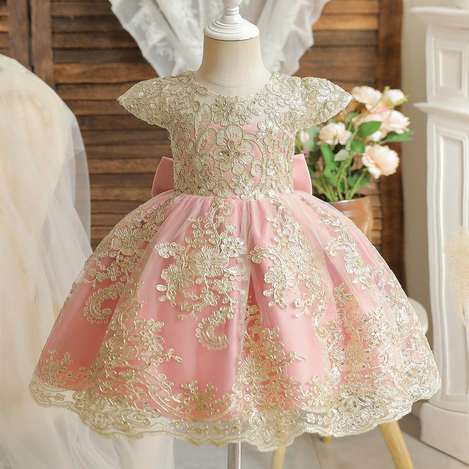 Embroidery Elegant Princess Dress - FluffyBoom