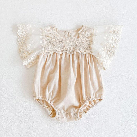 Lace Summer Rompers for Baby Girls - FluffyBoom