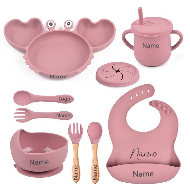 Personalized Baby Spoon Set, Perfect Baby Shower Gift, New Mom, Baby Feeding,  Baby Pink Set, White Hot, New Baby Gift, Engraved Baby Spoon -  Israel